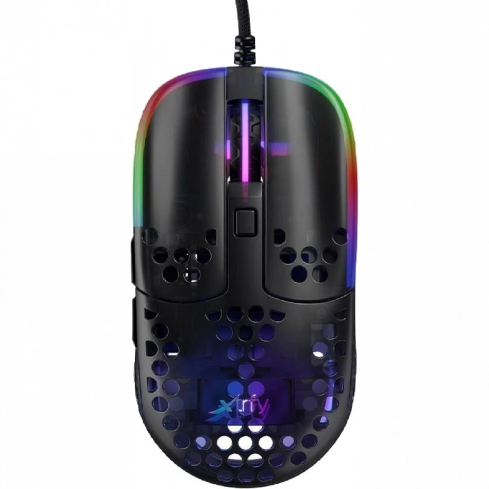Мышь Xtrfy MZ1 RGB XG-MZ1-RGB-BLACK-TP Игровые, Проводная