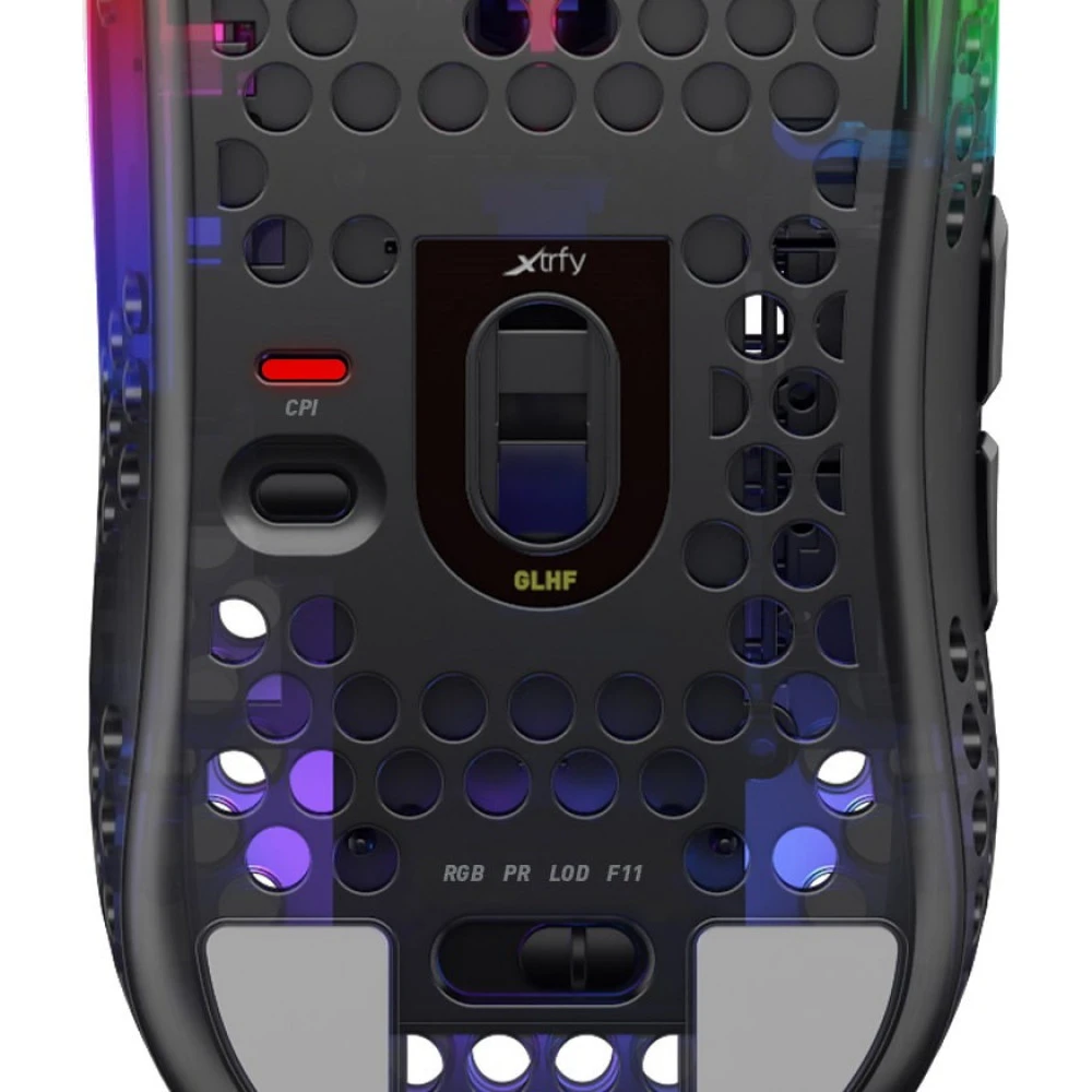 Мышь Xtrfy MZ1 RGB XG-MZ1-RGB-BLACK-TP Игровые, Проводная