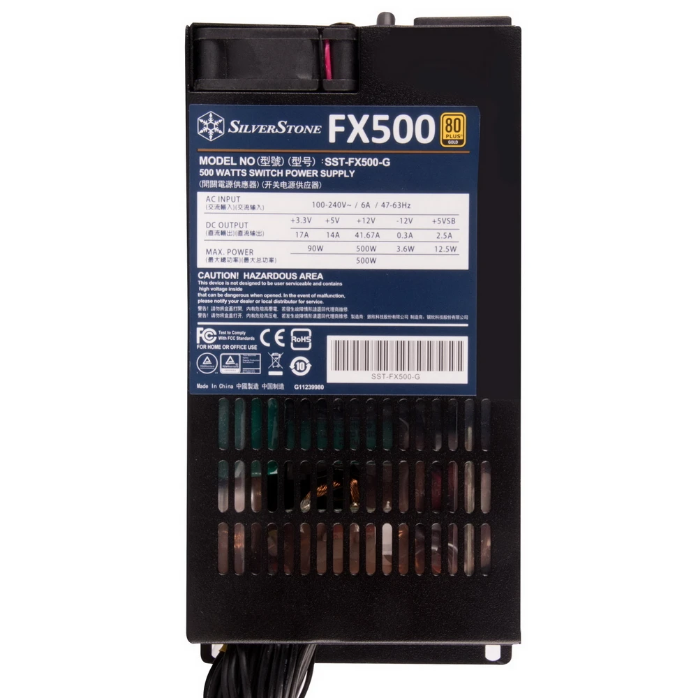Блок питания Silverstone SST-FX500-G G540FX500G00220 500 Вт, 80+ Gold