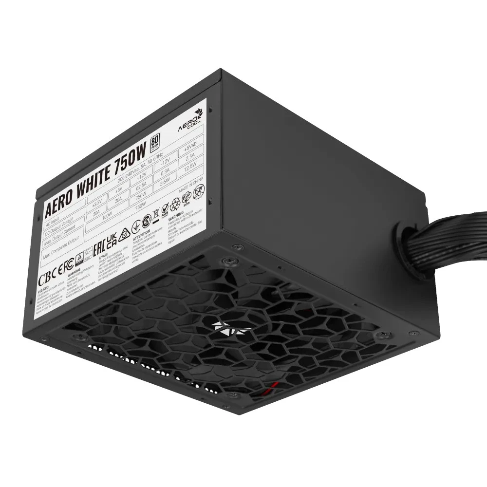 Блок питания Aerocool AERO WHITE 750W ACPW-AR75AEC.12 750 Вт, 80+ White