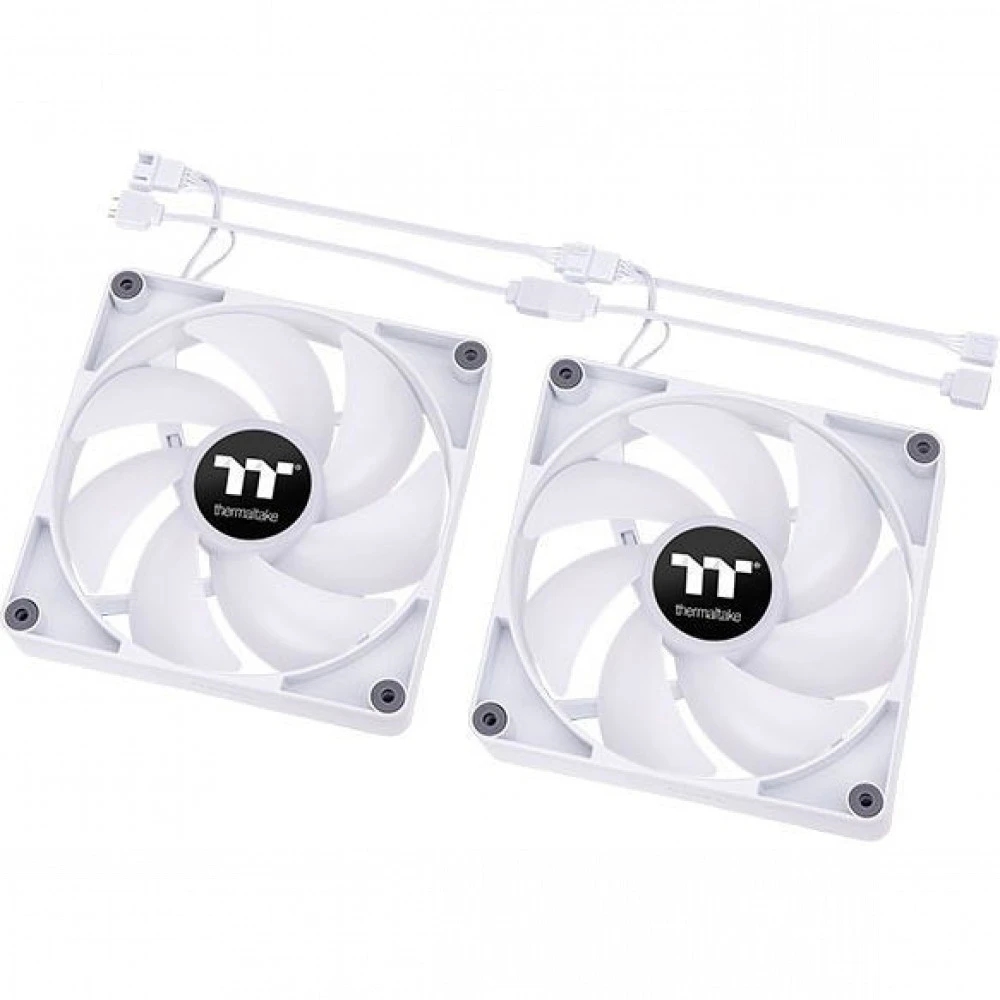 Система охлаждения Thermaltake CT120 ARGB Sync PC Cooling Fan White (2-Fan Pack) CL-F153-PL12SW-A Для системного блока