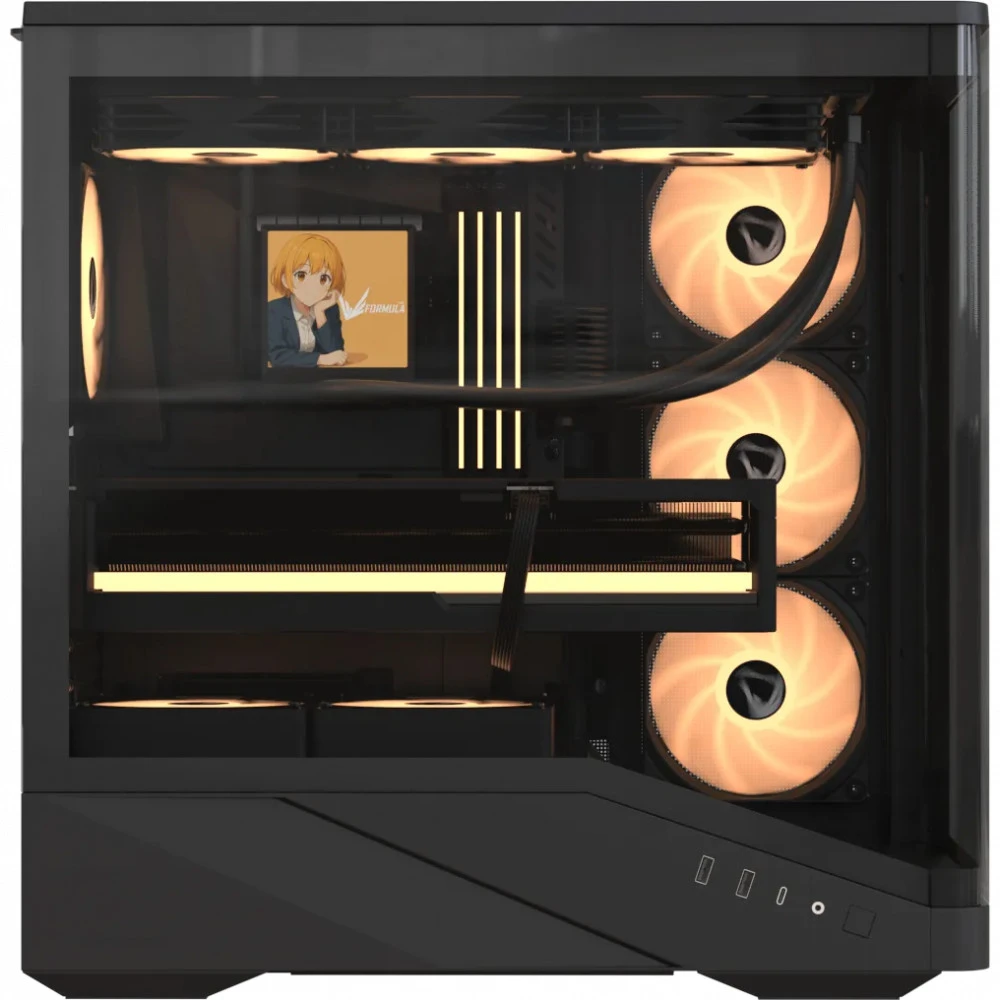 Корпус Formula Crystal U9 PA Black Mid-Tower