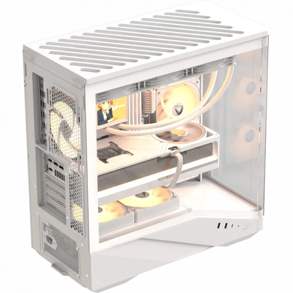 Корпус Formula Crystal U9 PA White Mid-Tower