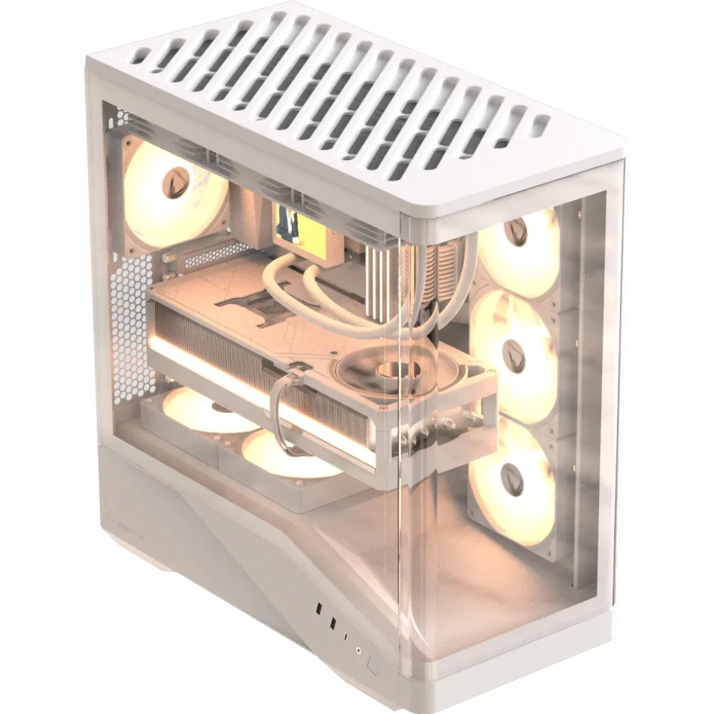 Корпус Formula Crystal U9 PA White Mid-Tower