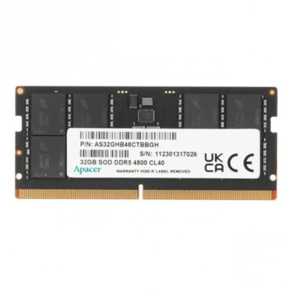 ОЗУ Apacer FS.32G2A.PTH SO-DIMM, DDR5, 32 Гб, 4800 МГц
