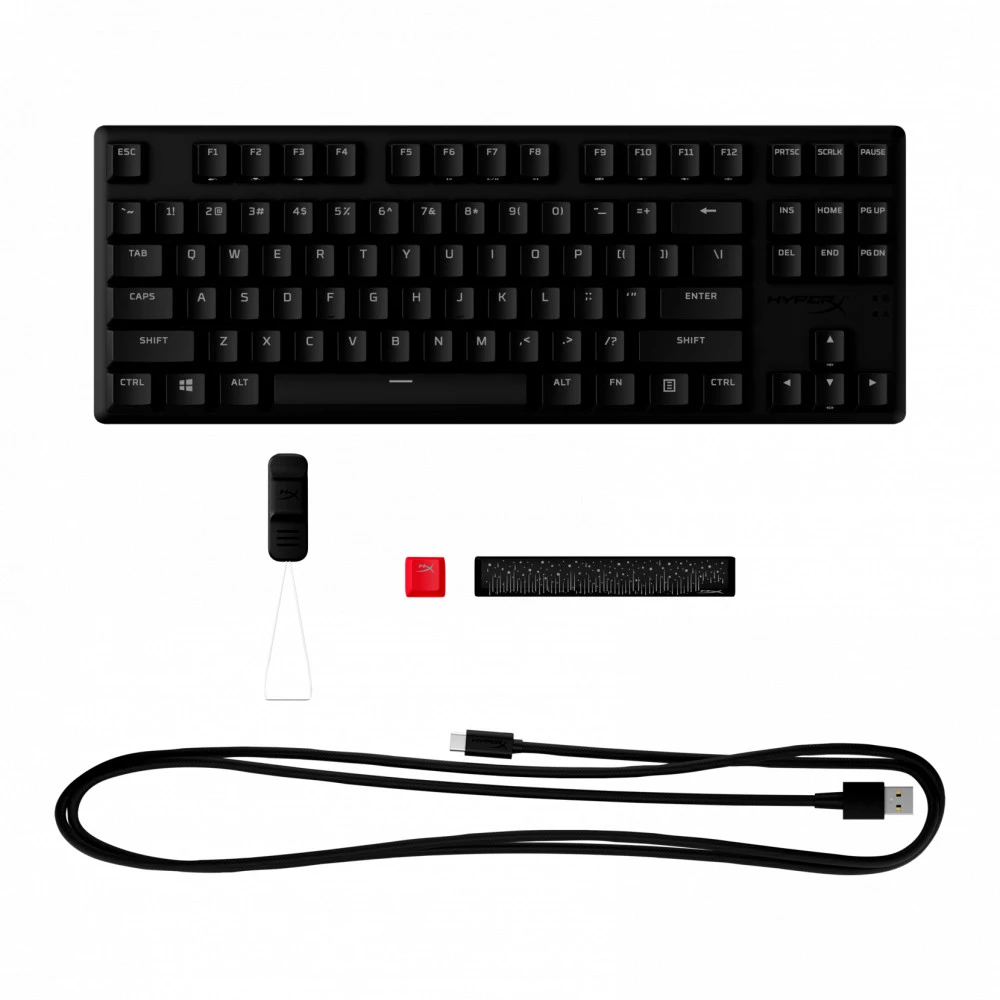 Клавиатура HyperX Alloy Origins Core PBT HX Aqua TKL 639N9AA#ABA Проводная, USB