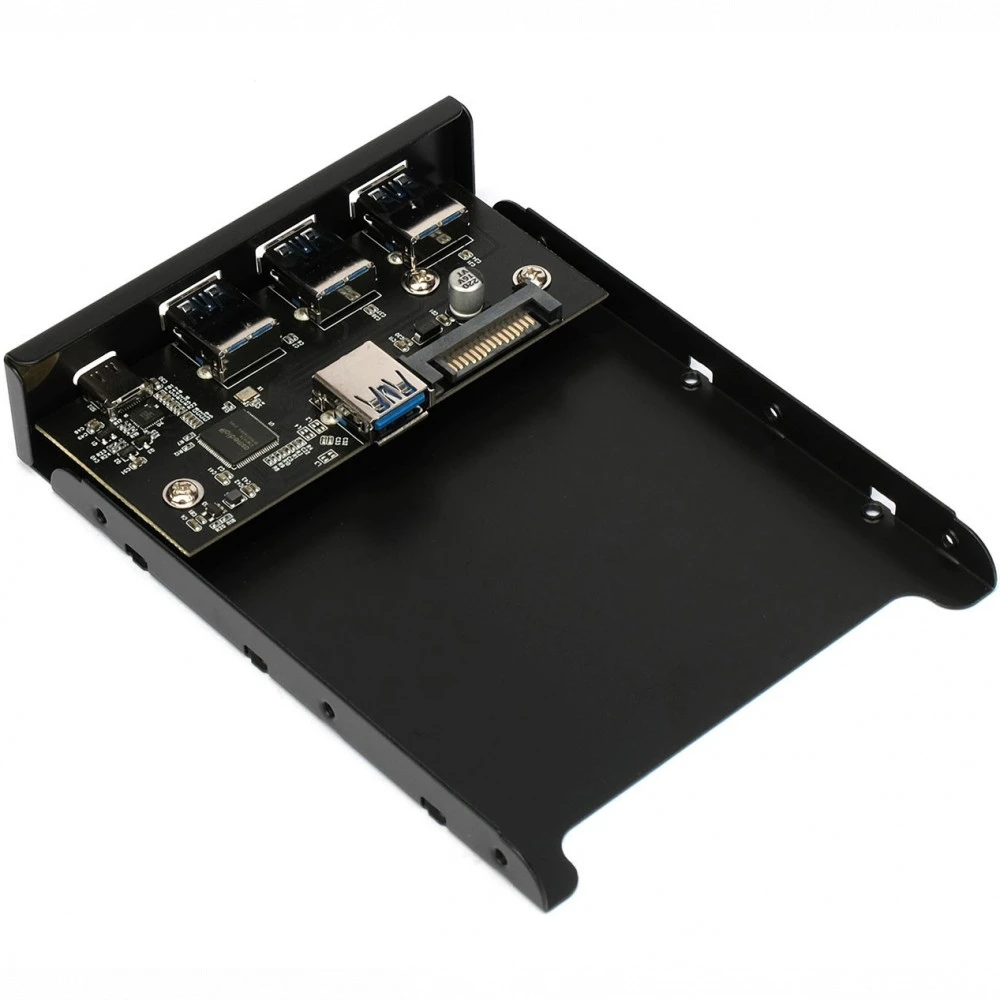 Аксессуар для ПК и Ноутбука Gembird Планка на переднюю панель 3,5" FP3.5-USB3-3A1C Планка