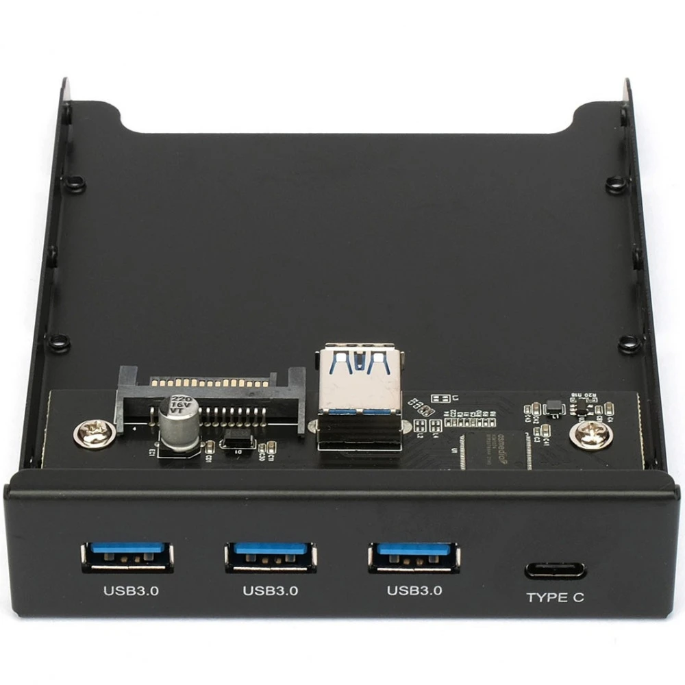 Аксессуар для ПК и Ноутбука Gembird Планка на переднюю панель 3,5" FP3.5-USB3-3A1C Планка