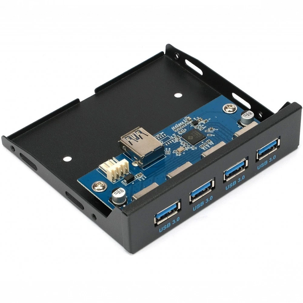 Аксессуар для ПК и Ноутбука Gembird Планка на переднюю панель 3,5" FP3.5-USB3-4A Планка