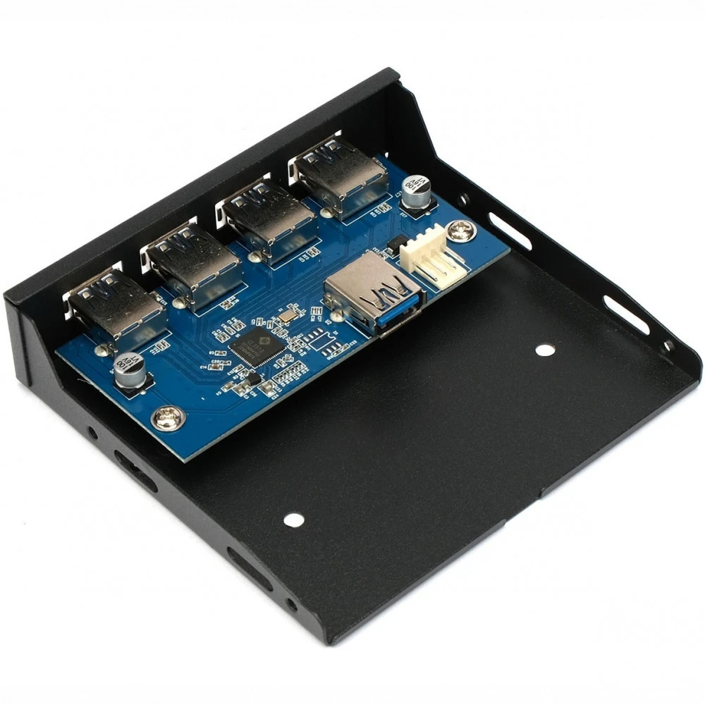 Аксессуар для ПК и Ноутбука Gembird Планка на переднюю панель 3,5" FP3.5-USB3-4A Планка