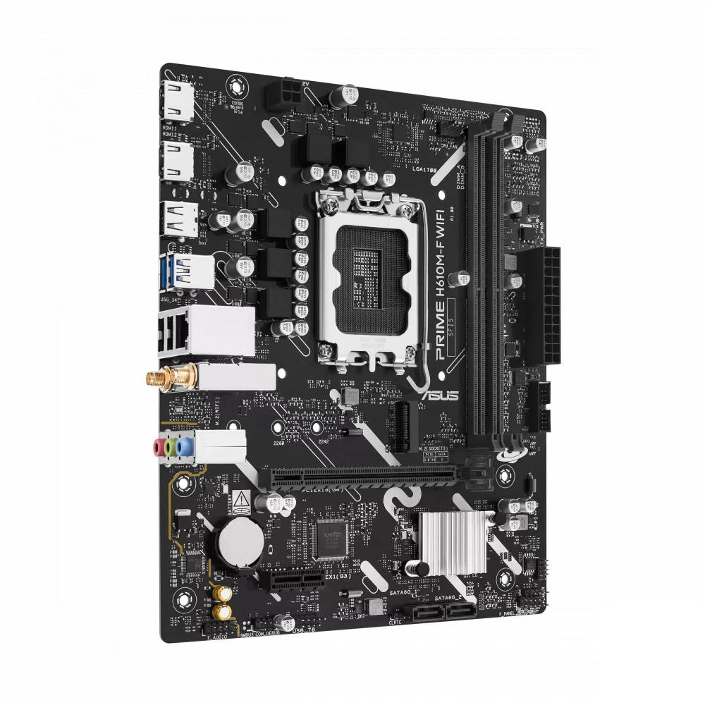 Материнская плата Asus PRIME H610M-F WIFI Micro-ATX, LGA 1700