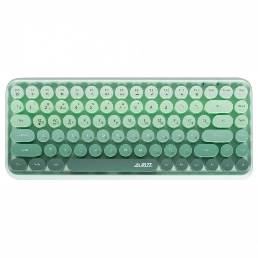Клавиатура Ajazz 308i Cat 308i/Cat/Green Беспроводная, Bluetooth