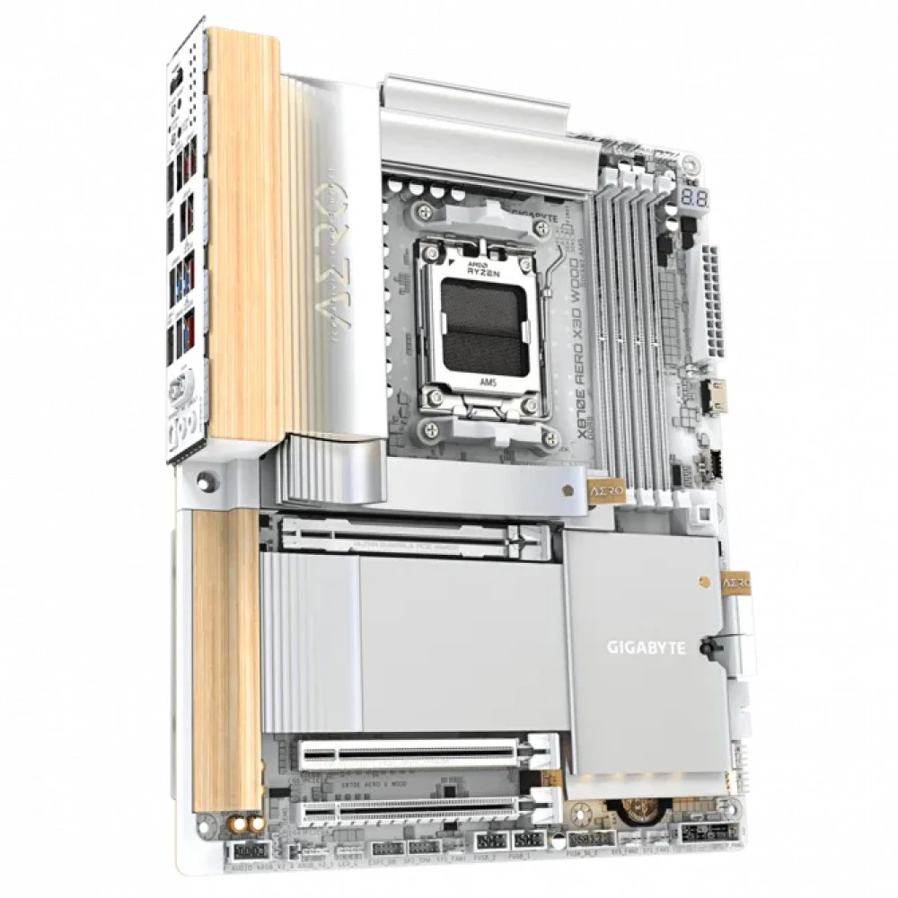 Материнская плата Gigabyte X870E AERO X3D WOOD X870E AERO X WOOD 1.0 ATX, AMD AM5