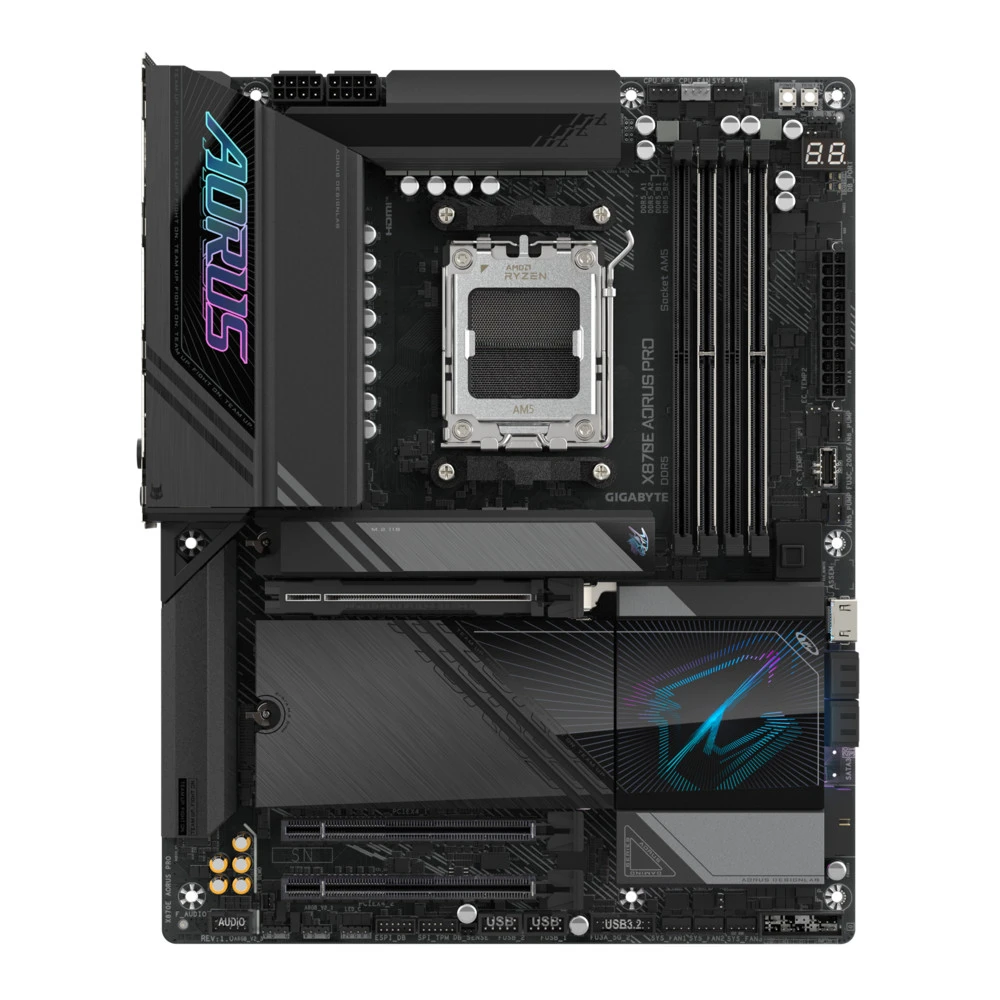 Материнская плата Gigabyte X870E AORUS PRO X3D X870E A PRO X 1.0 ATX, AMD AM5