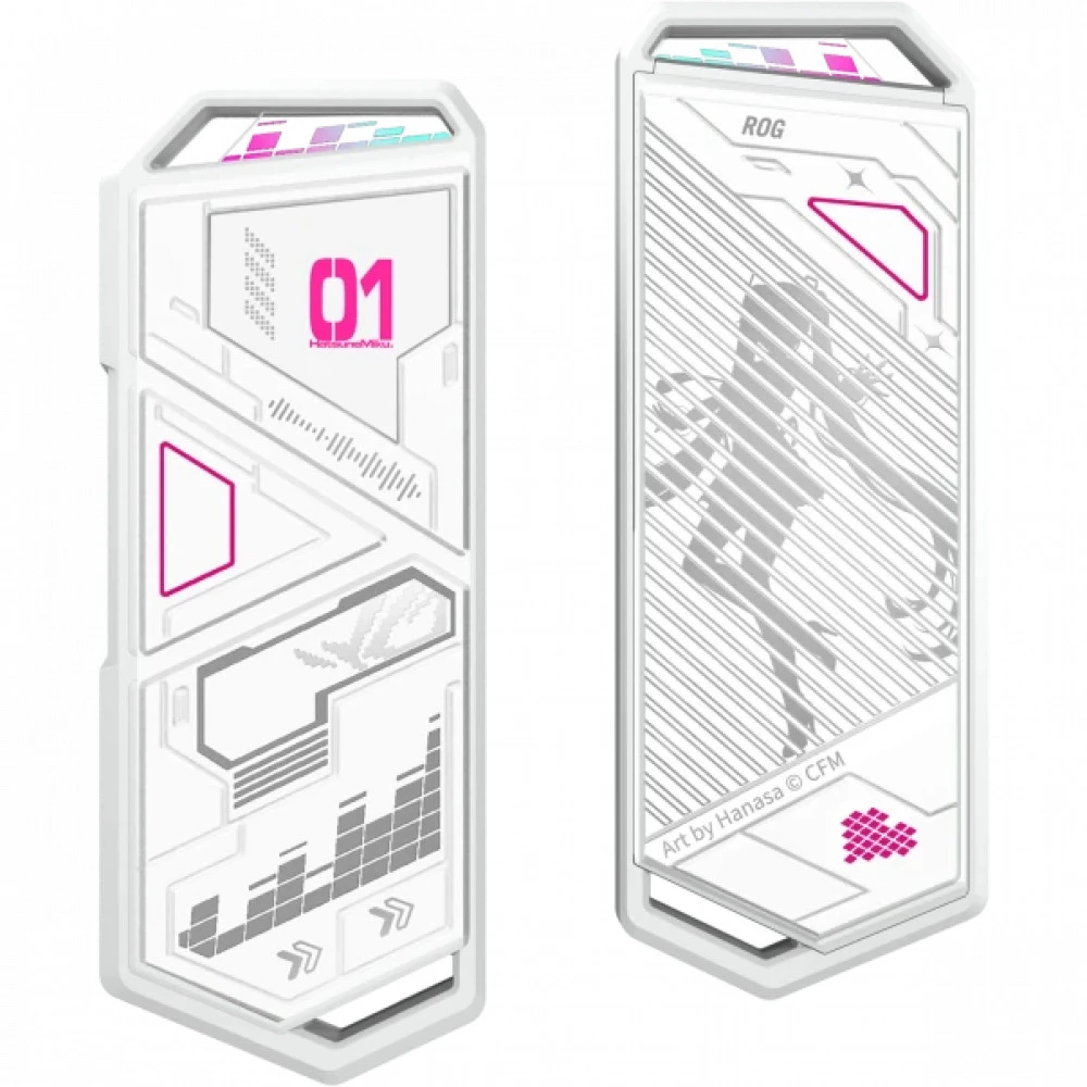 Аксессуар для жестких дисков Asus Внешний корпус для SSD M.2 ASUS ROG Strix Arion Hatsune Miku Edition 90DD02H1-M09010