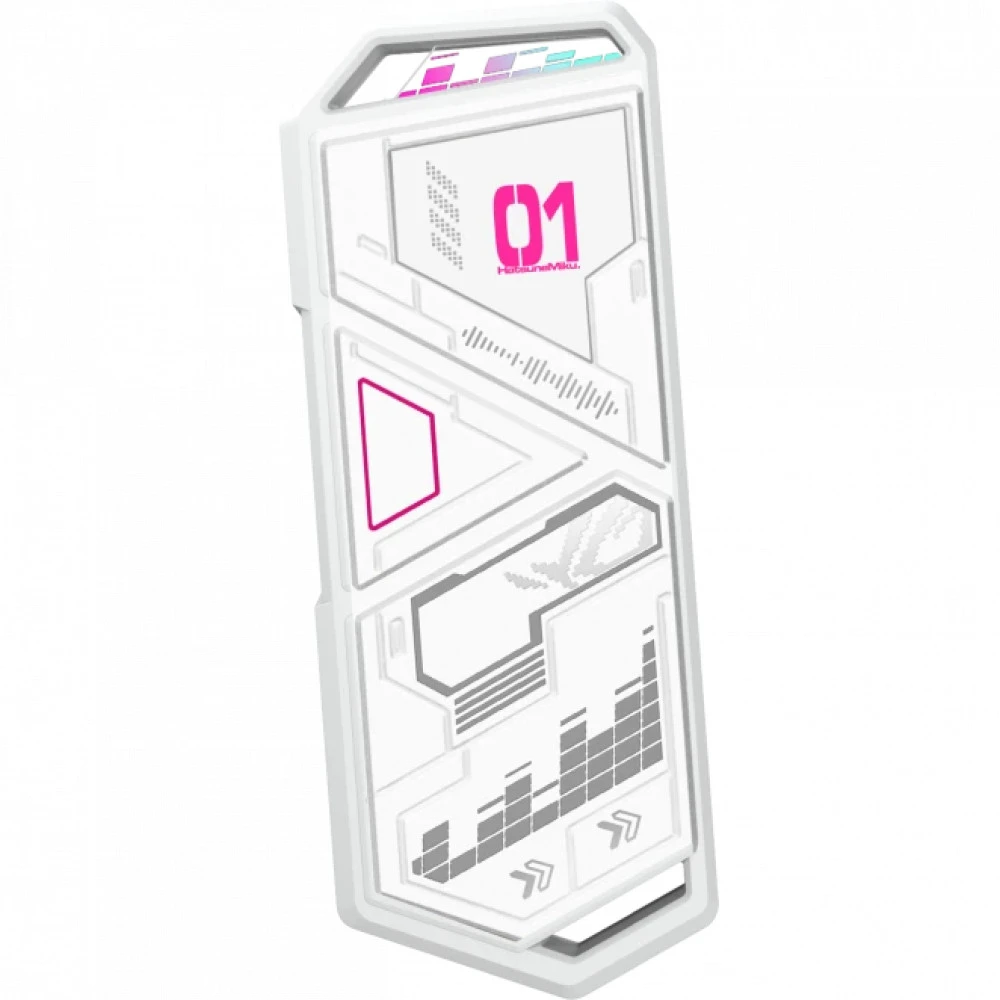 Аксессуар для жестких дисков Asus Внешний корпус для SSD M.2 ASUS ROG Strix Arion Hatsune Miku Edition 90DD02H1-M09010