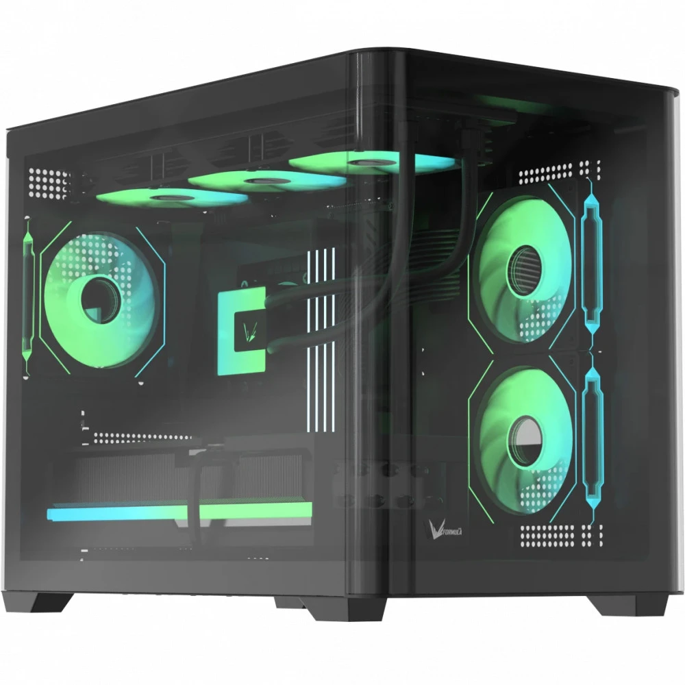 Корпус Formula Crystal U2M Floe Black CRYSTAL U2M FLOE Mini-Tower