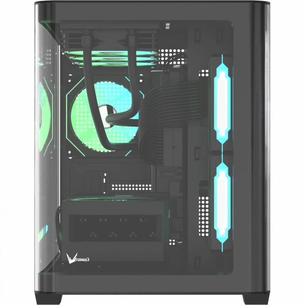 Корпус Formula Crystal U2M Floe Black CRYSTAL U2M FLOE Mini-Tower