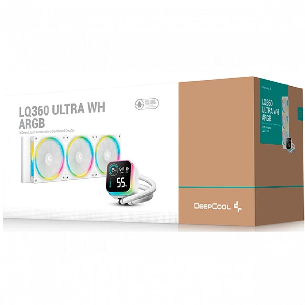 Система охлаждения Deepcool LQ360 ULTRA ARGB WH R-LQ360-WHASMC-G-1 Для процессора