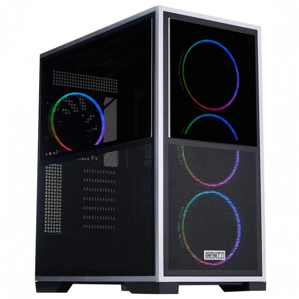 Корпус 1STPLAYER IF8 ARGB Black IF8-BK-4FO7-14 Mid-Tower