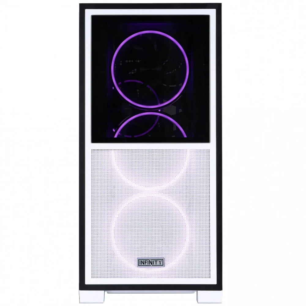 Корпус 1STPLAYER IF8 ARGB White IF8-WH-4FO7-14-W Mid-Tower