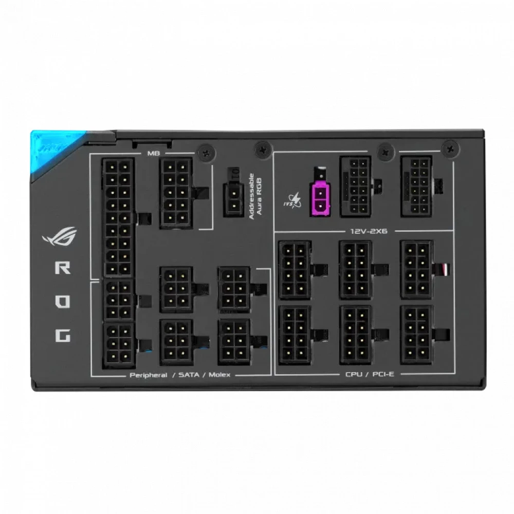 Блок питания Asus ROG THOR 1600W Titanium III ROG-THOR-1600T3-GAMING 1600 Вт, 80+ Titanum