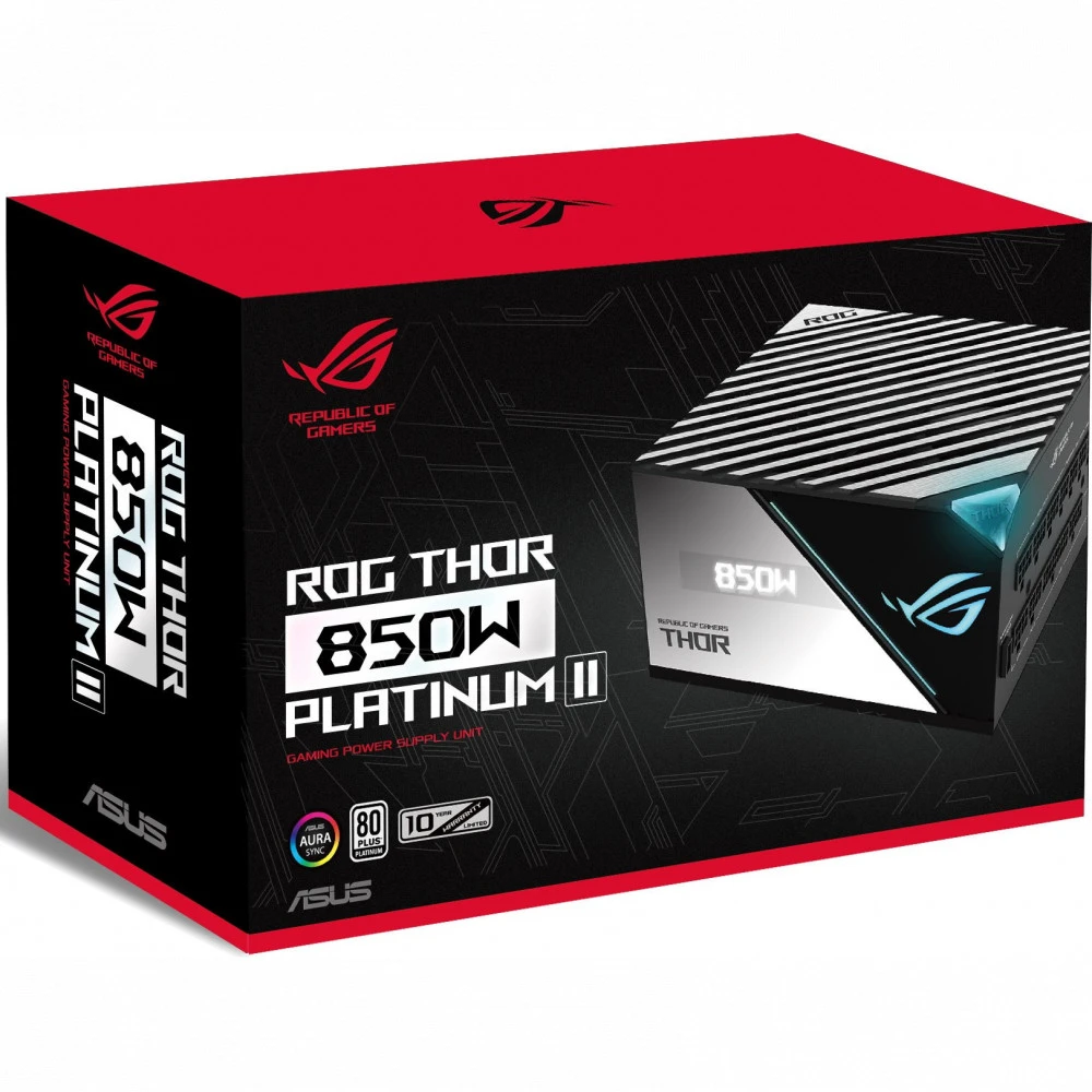 Блок питания Asus ROG Thor Platinum II 90YE00L2-B0NA00 850 Вт, 80+ Platinum