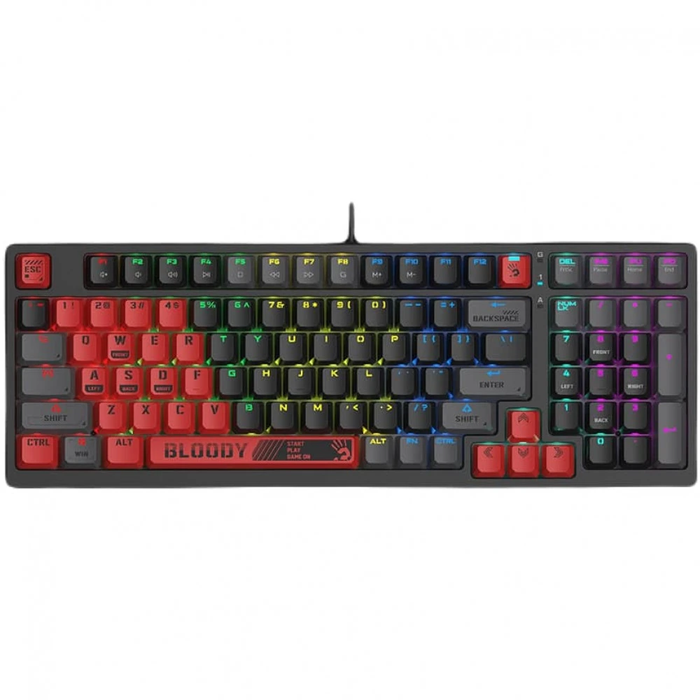Клавиатура A4Tech S98-RED Проводная, USB