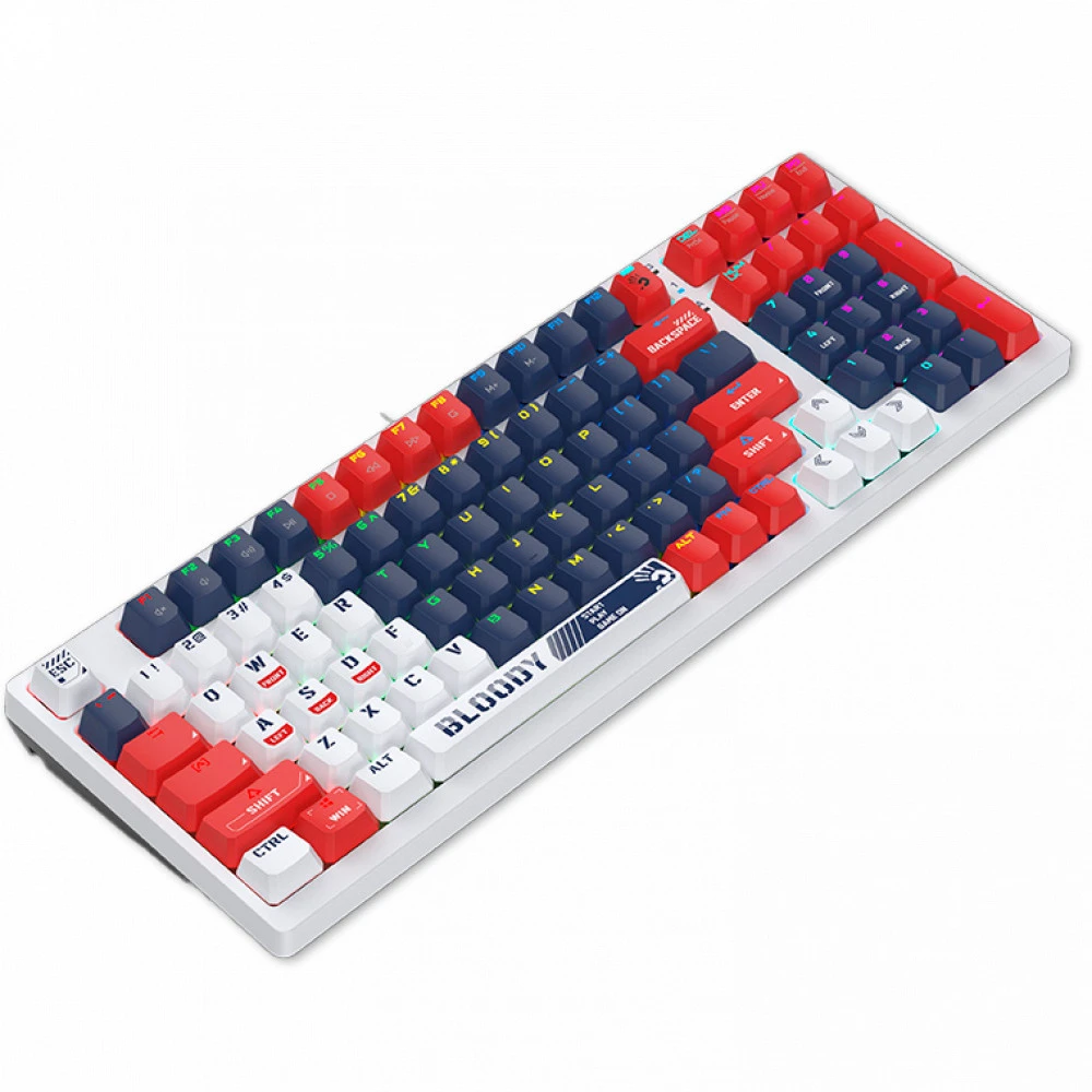 Клавиатура A4Tech S98-Navy Проводная, USB