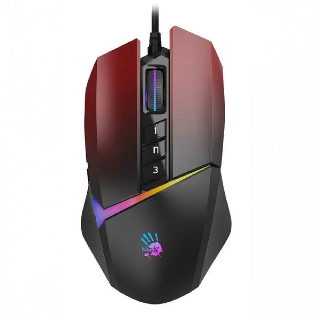 Мышь A4Tech Bloody W60 MAX GRADIENT RED ACTIVATED Игровые, Проводная