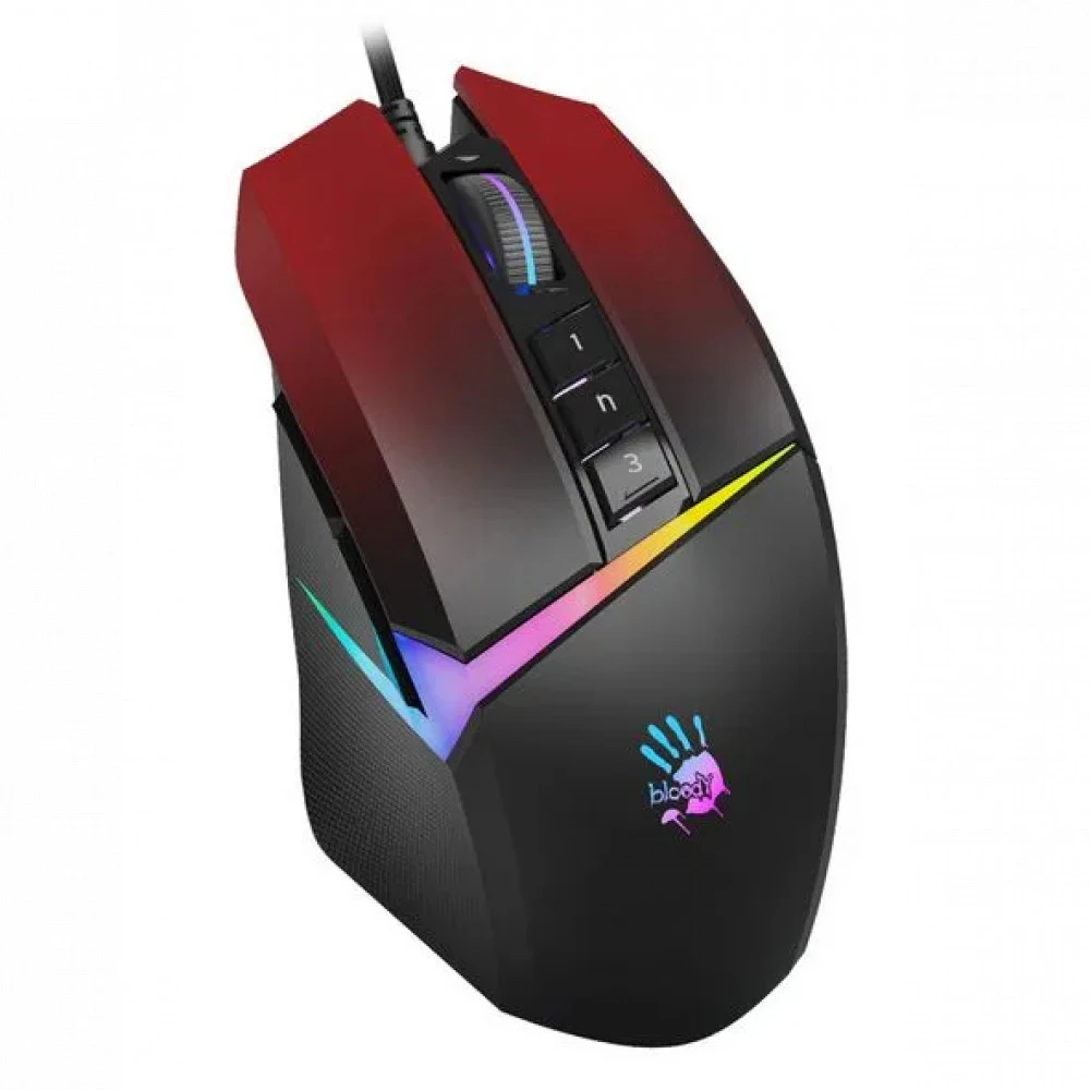 Мышь A4Tech Bloody W60 MAX GRADIENT RED ACTIVATED Игровые, Проводная