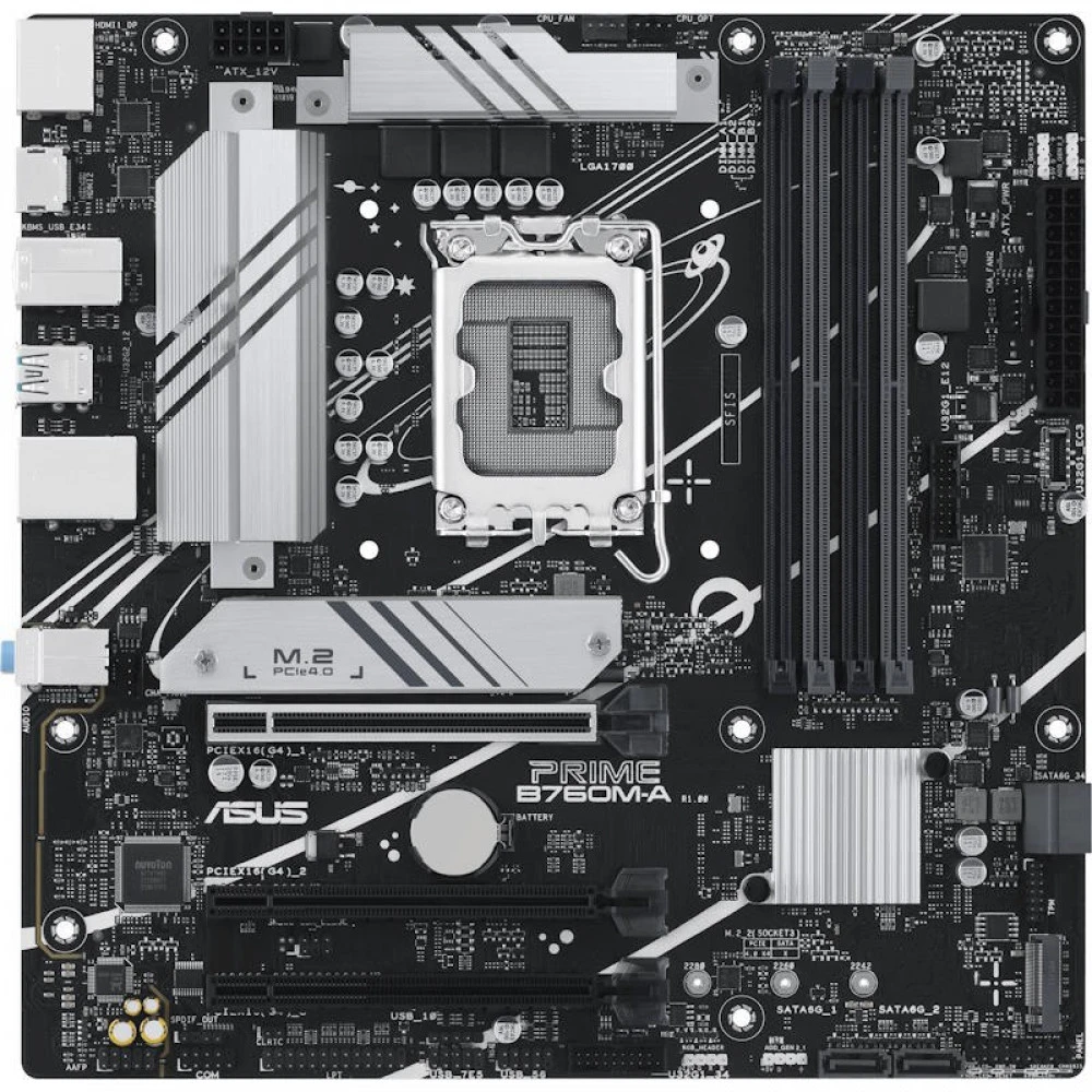Материнская плата Asus PRIME B760M-A-CSM Micro-ATX, LGA 1700