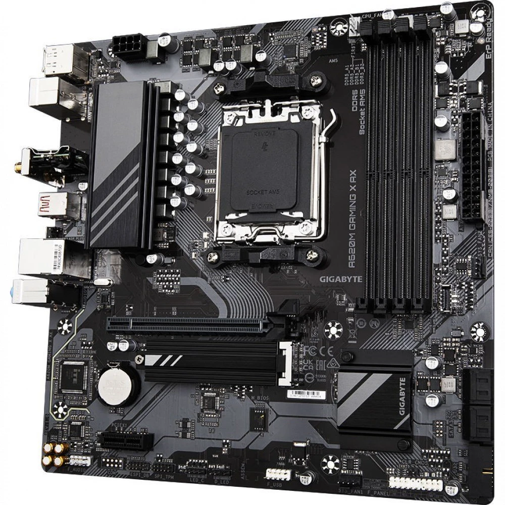 Материнская плата Gigabyte A620M GAMING X AX Micro-ATX, AMD AM5