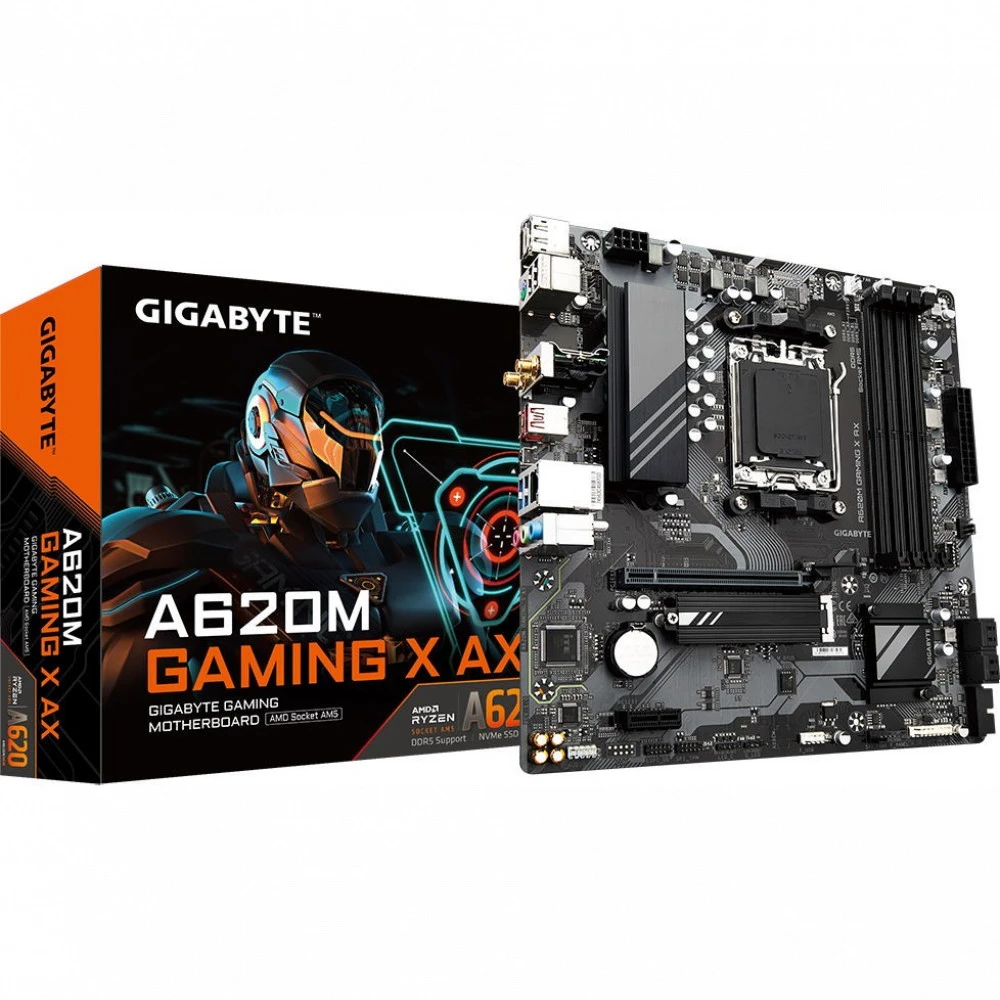 Материнская плата Gigabyte A620M GAMING X AX Micro-ATX, AMD AM5