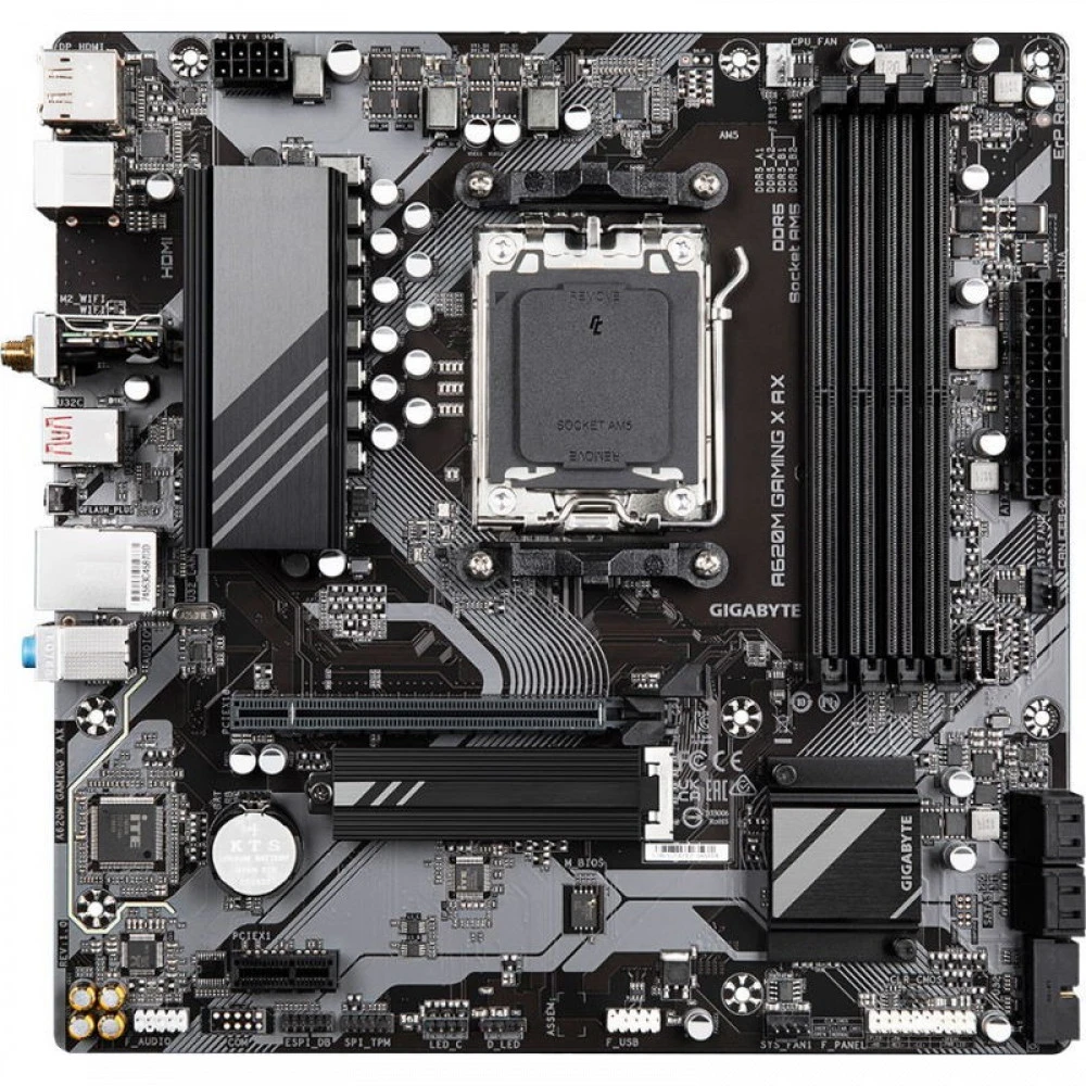 Материнская плата Gigabyte A620M GAMING X AX Micro-ATX, AMD AM5
