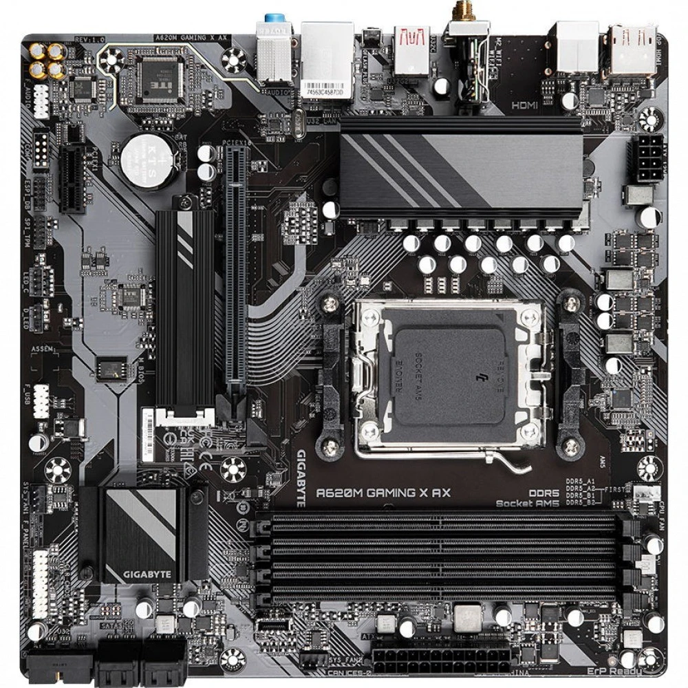 Материнская плата Gigabyte A620M GAMING X AX Micro-ATX, AMD AM5