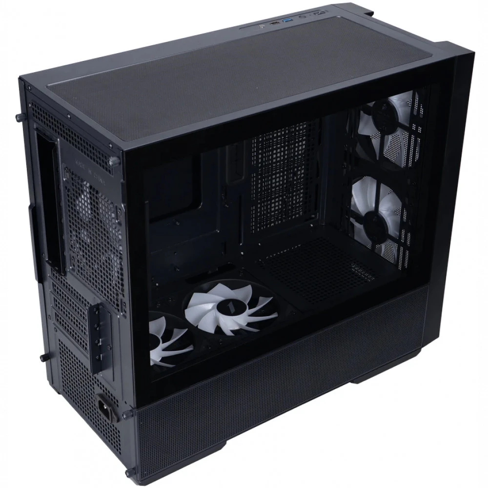 Корпус 1STPLAYER AU6 ARGB Black AU6-BK-2FA7-14-2FA7R-1FA7 Mini-Tower