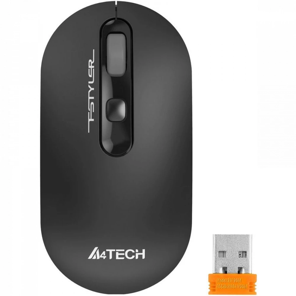 Мышь A4Tech FSTYLER FG20S GREY FG20S USB GREY Бюджетные, Беспроводная