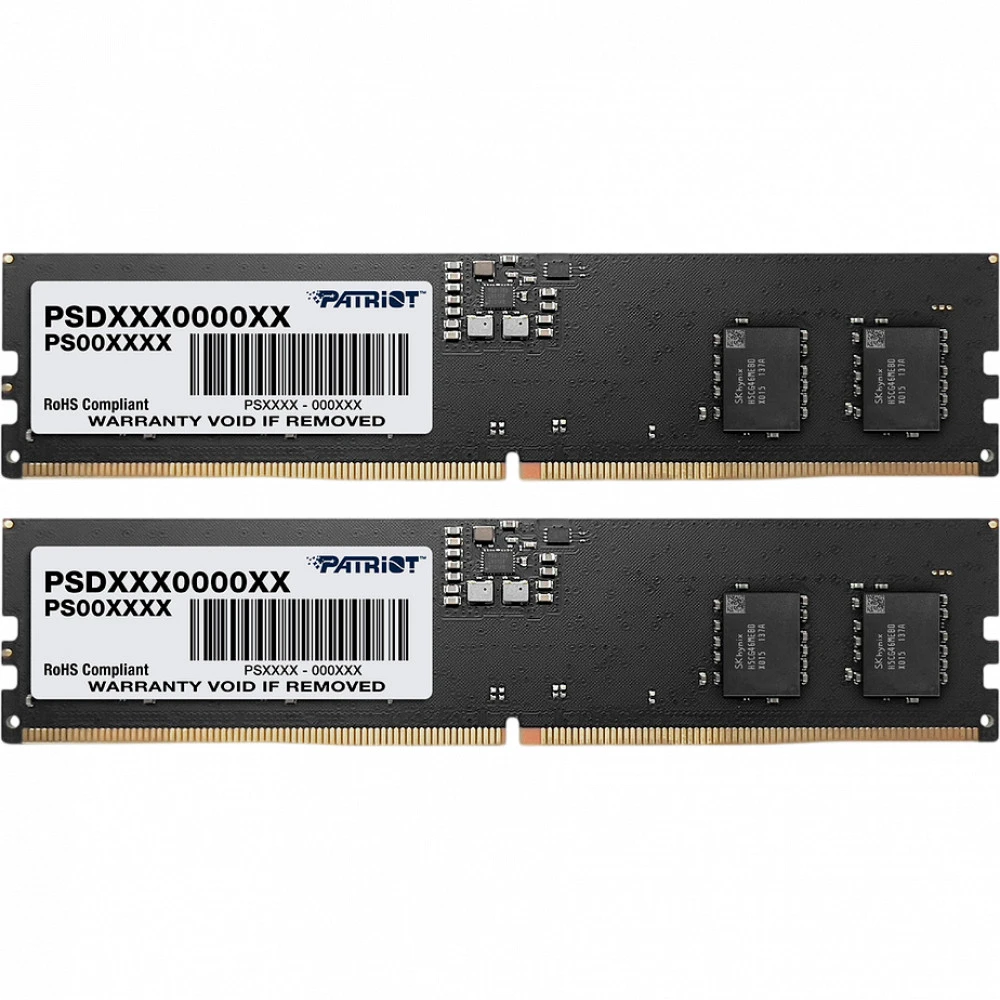 ОЗУ Patriot PSD564G5600K DIMM, DDR5, 64 Гб (2 х 32 Гб), 6000 МГц