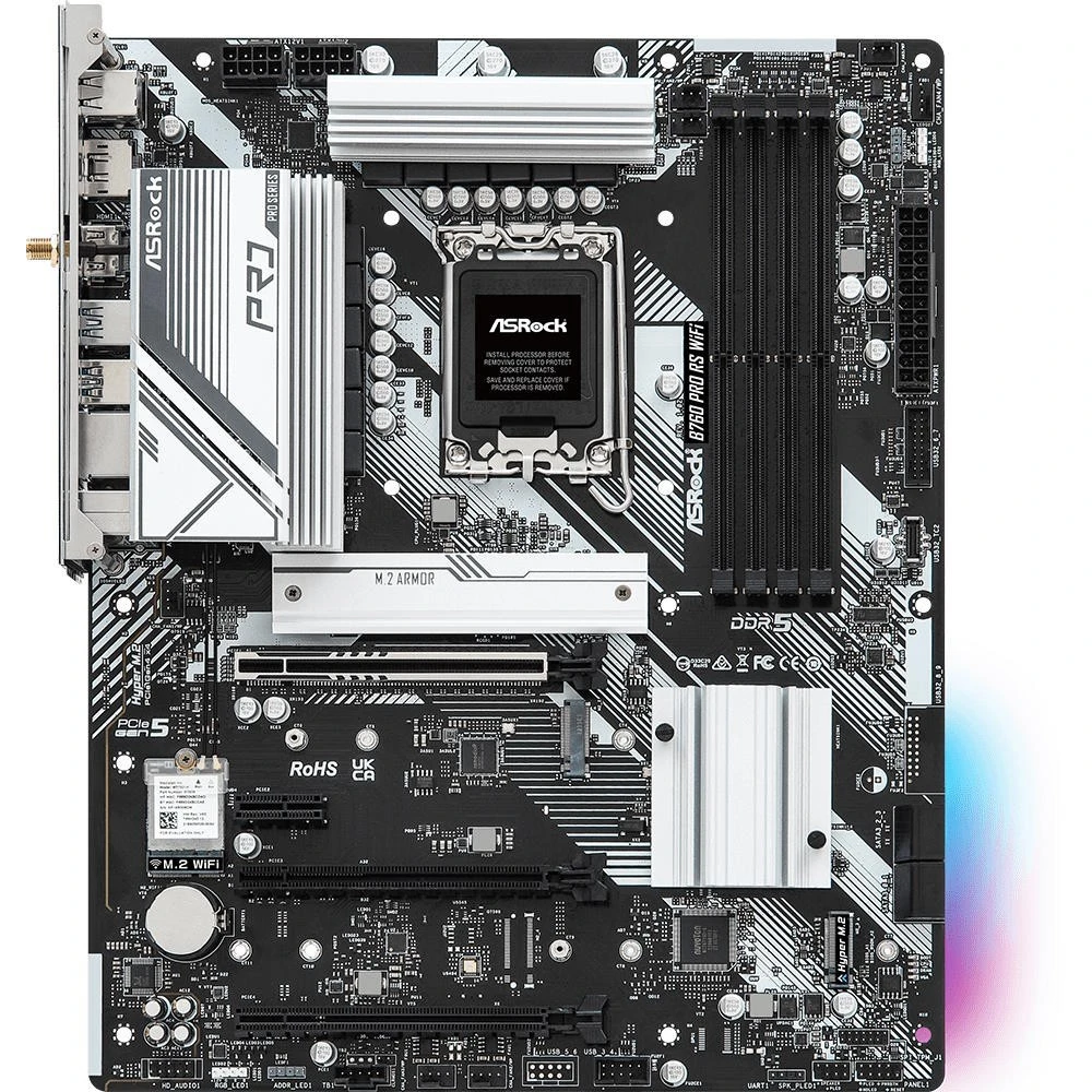 Материнская плата ASRock B760 PRO RS WIFI ATX, LGA 1700