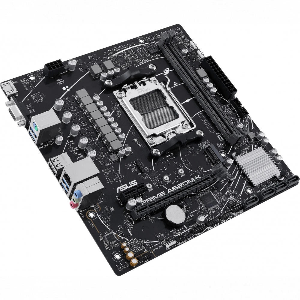 Материнская плата Asus PRIME A620M-K Micro-ATX, AMD AM5