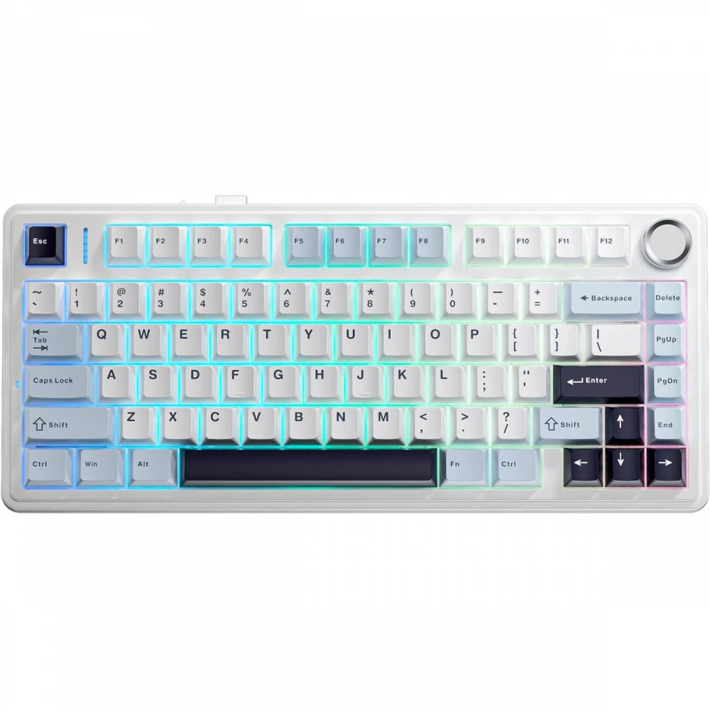 Клавиатура Aula F75 Blue+White+Purple Беспроводная, USB
