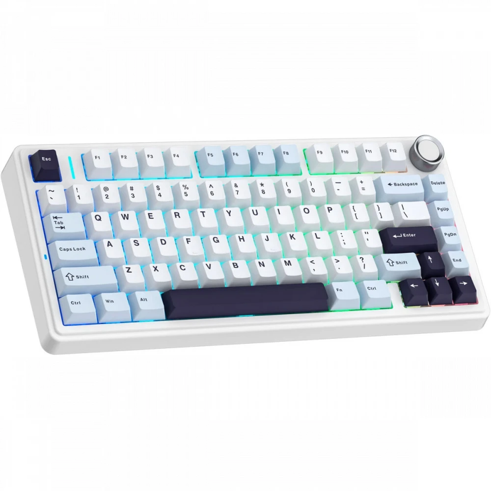 Клавиатура Aula F75 Blue+White+Purple Беспроводная, USB