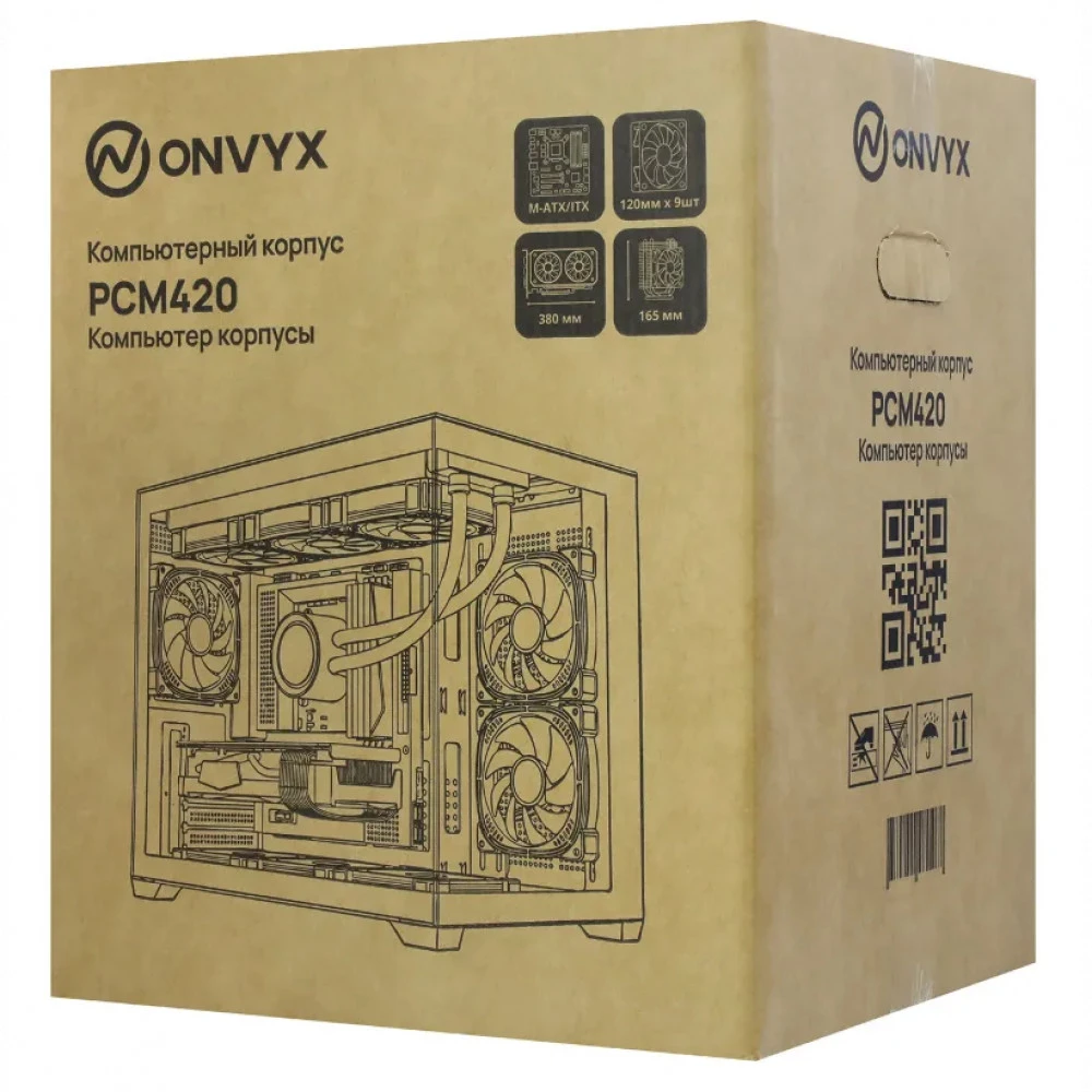 Корпус ONVYX PCM420K Black Mid-Tower