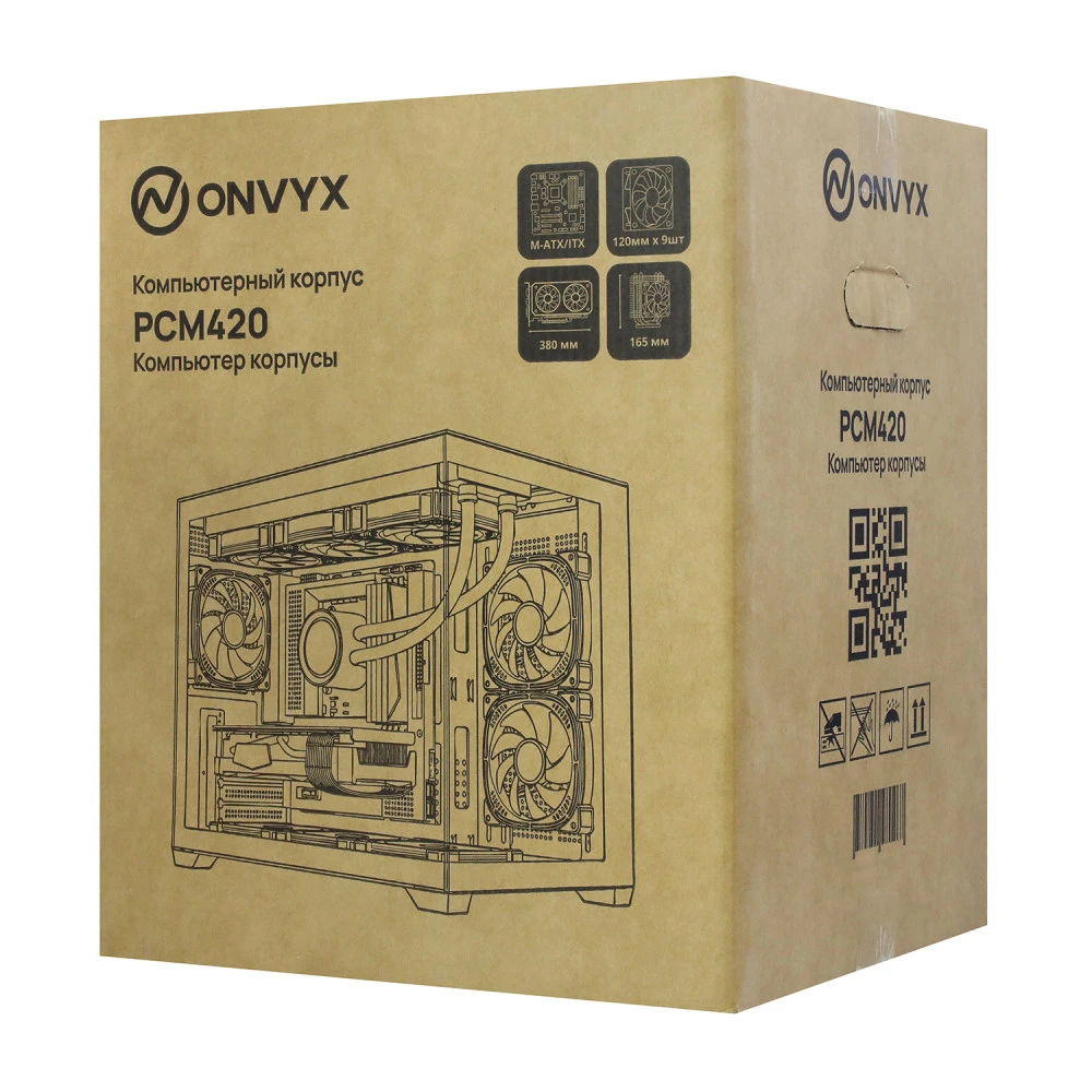 Корпус ONVYX PCM420W Mid-Tower
