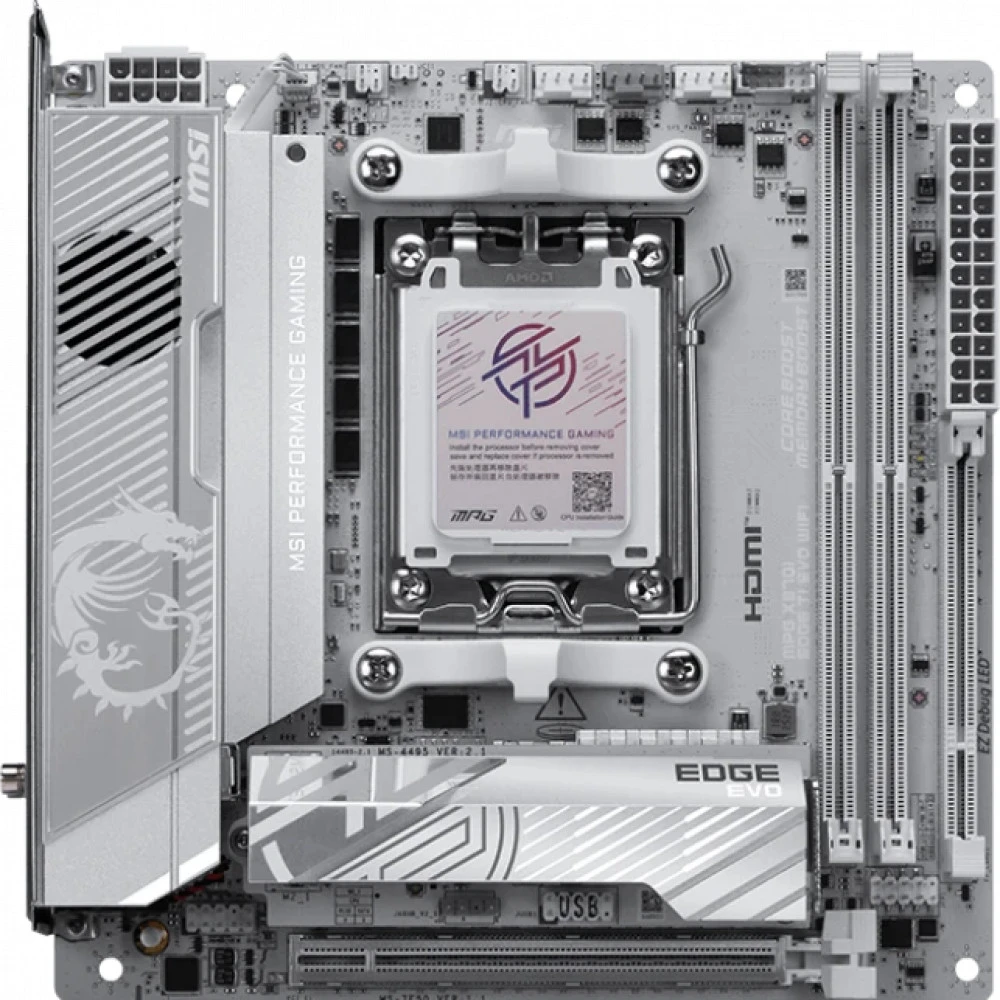 Материнская плата MSI MPG X870I EDGE TI EVO WIFI Mini-ITX, AMD AM5