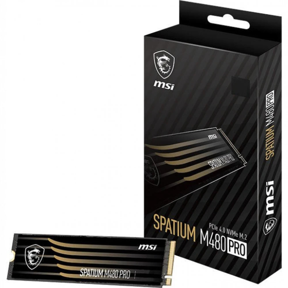 Жесткий диск MSI SPATIUM M480 PRO S78-440L1G0-P83 SSD (твердотельные), 1 ТБ, M.2, PCIe