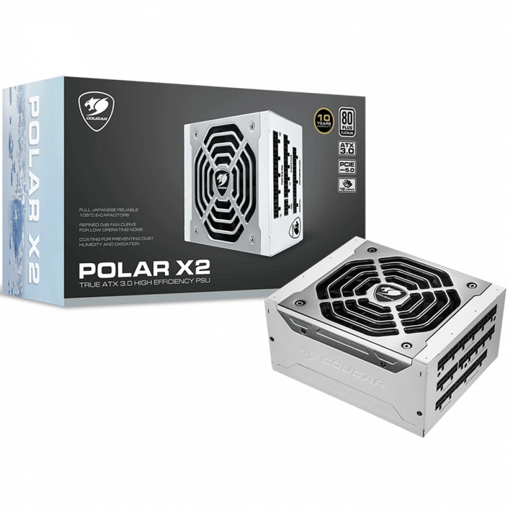Блок питания Cougar Polar X2 1050 31PX105001P01 1050 Вт, 80+ Platinum