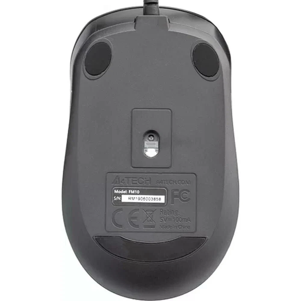 Мышь A4Tech FM10/GREY Бюджетные, Проводная