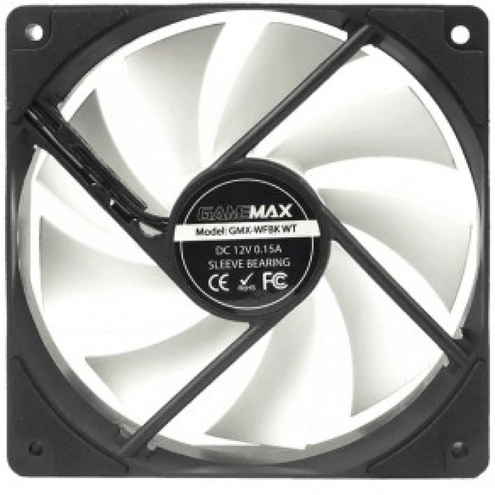 Система охлаждения GameMax GMX WFBK WT 12 White 14050100935 Для системного блока